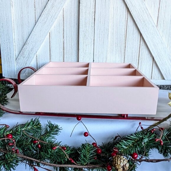 Bullseye Playground Wooden Tiered Tray Crate Cubby 2023 Valentine Pink - Picture 3 of 5